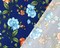 Deep Blue-Multi Poly Spandex Stretch Floral Print DB Jersey Knit Fabric By the Yard